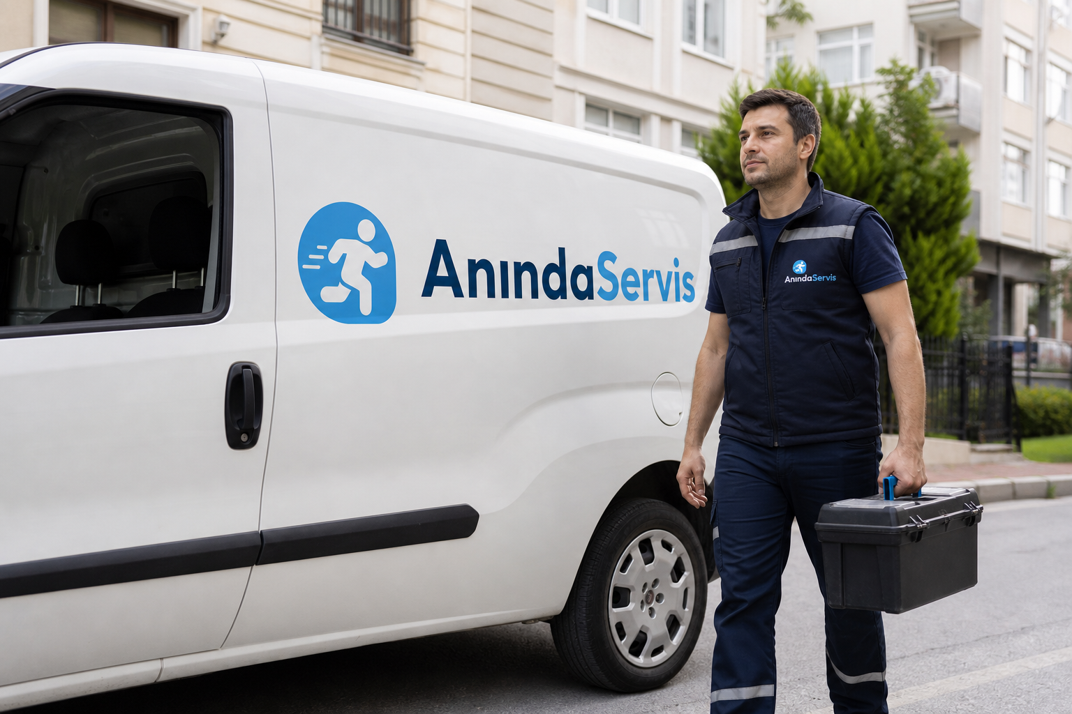 Anında Servis markalı servis aracı - Kocaeli Beko Beyaz Eşya Servisi